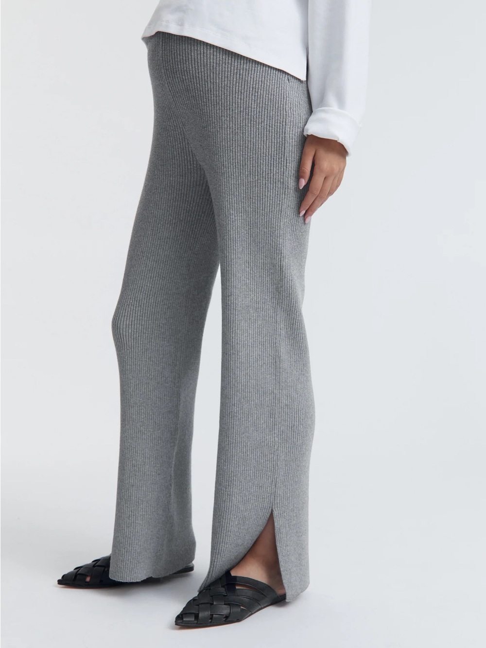 Legoe Grace Split Hem Pant - maternity